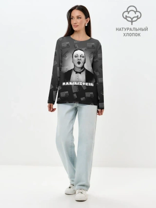 Лонгслив женский. Хлопок / Rammstein