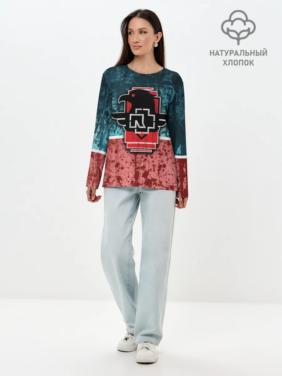 Лонгслив женский. Хлопок / Rammstein