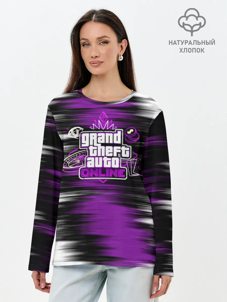 Лонгслив женский. Хлопок / GTA 5 Online: CASINO
