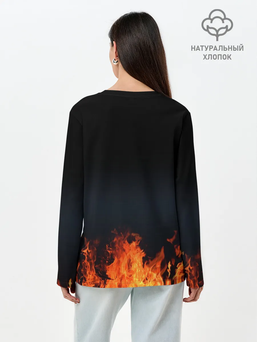 Лонгслив женский. Хлопок / Rammstein