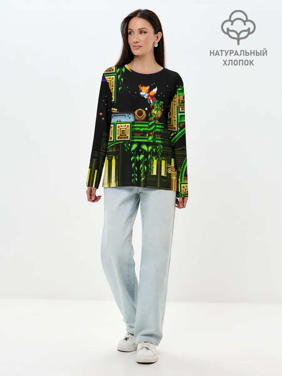 Лонгслив женский. Хлопок / SONIC