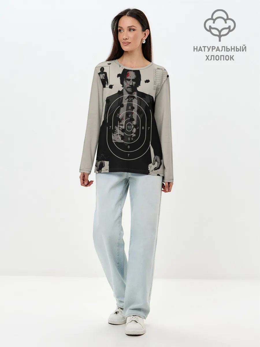 Лонгслив женский. Хлопок / Джон Уик 2