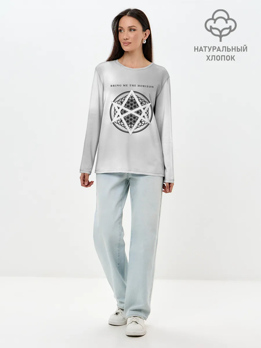 Лонгслив женский. Хлопок / Bring Me the Horizon