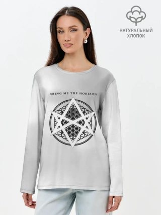 Лонгслив женский. Хлопок / Bring Me the Horizon