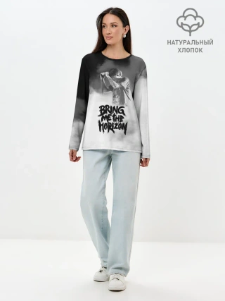 Лонгслив женский. Хлопок / Bring Me the Horizon