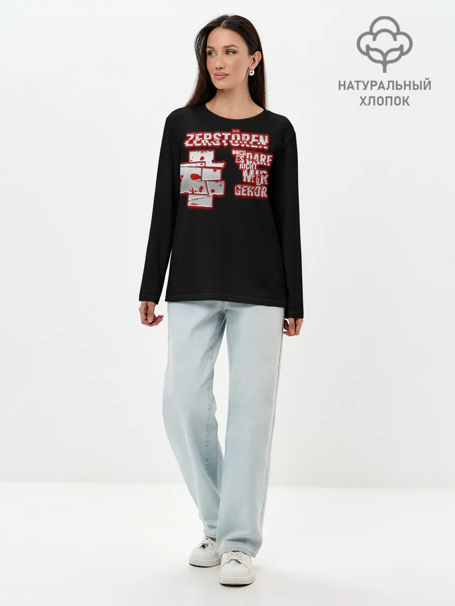 Лонгслив женский. Хлопок / Rammstein