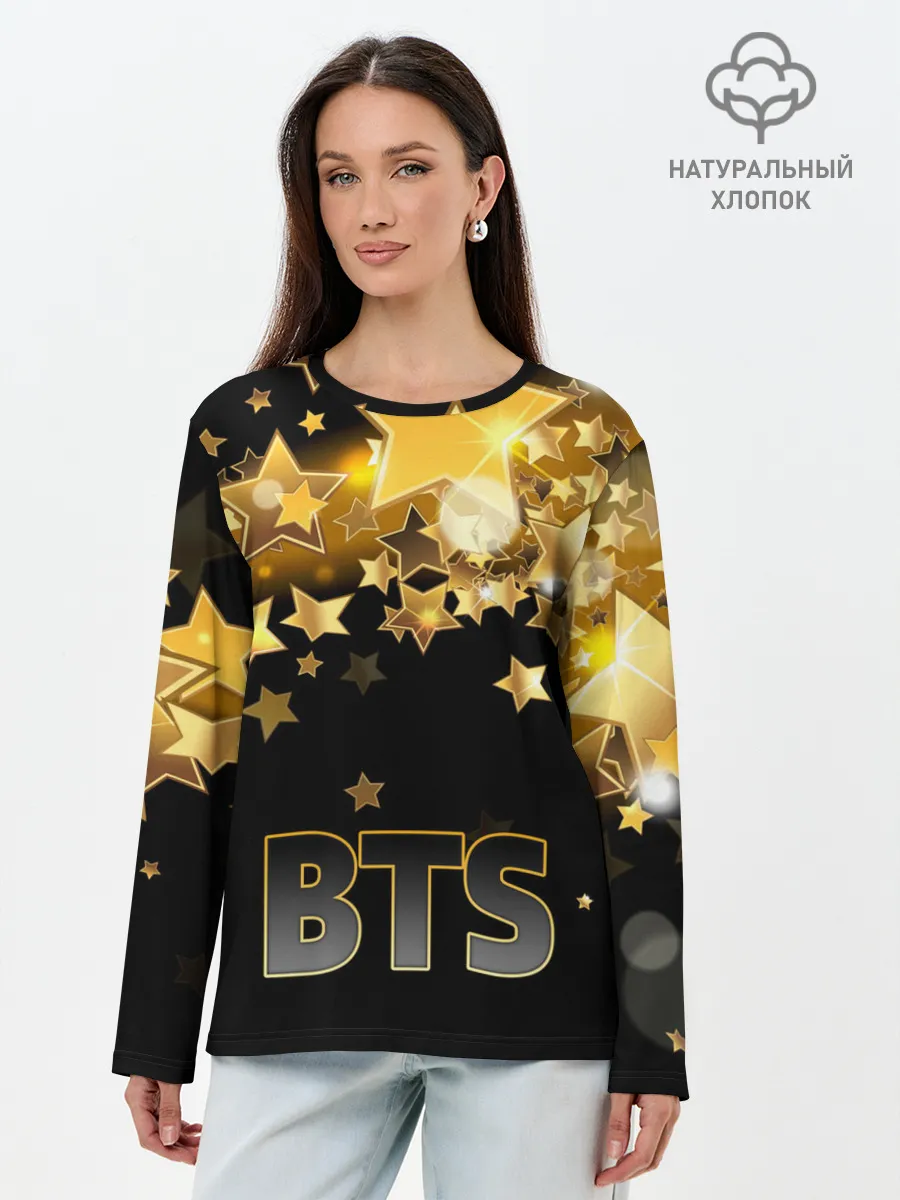 Лонгслив женский. Хлопок / РЮКЗАК BTS