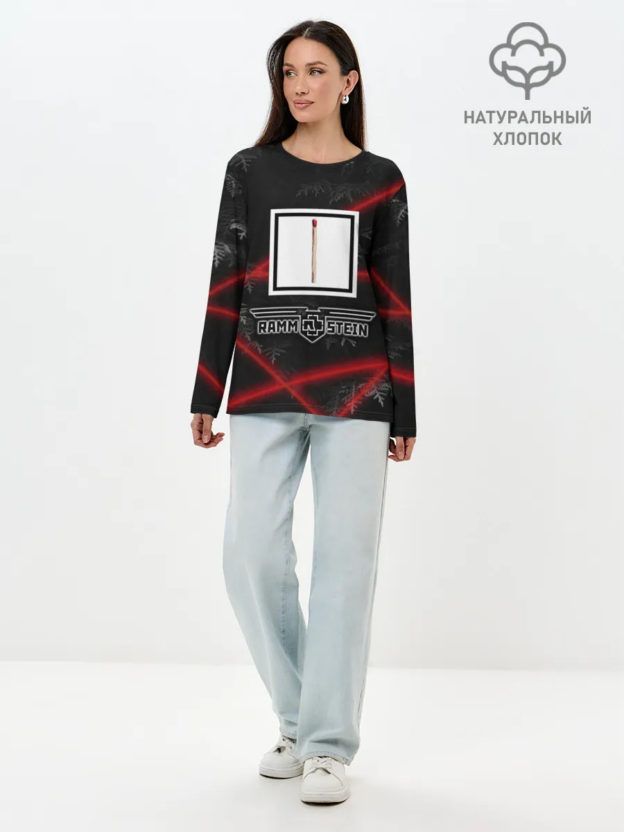 Лонгслив женский. Хлопок / Rammstein