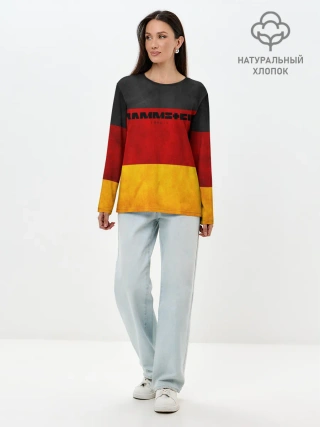 Лонгслив женский. Хлопок / Rammstein