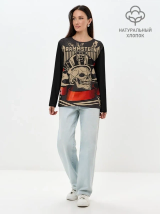 Лонгслив женский. Хлопок / Rammstein