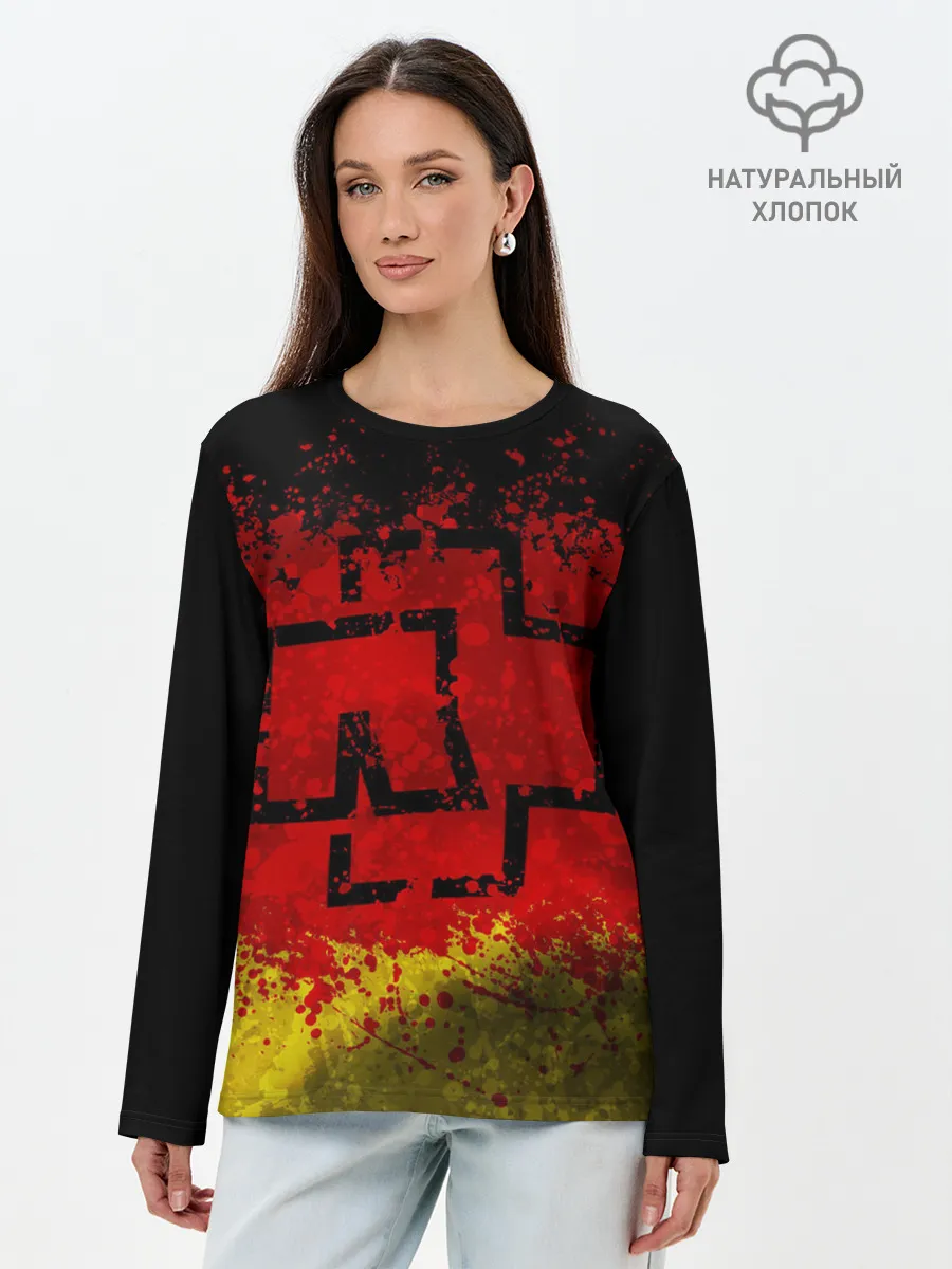 Лонгслив женский. Хлопок / Rammstein