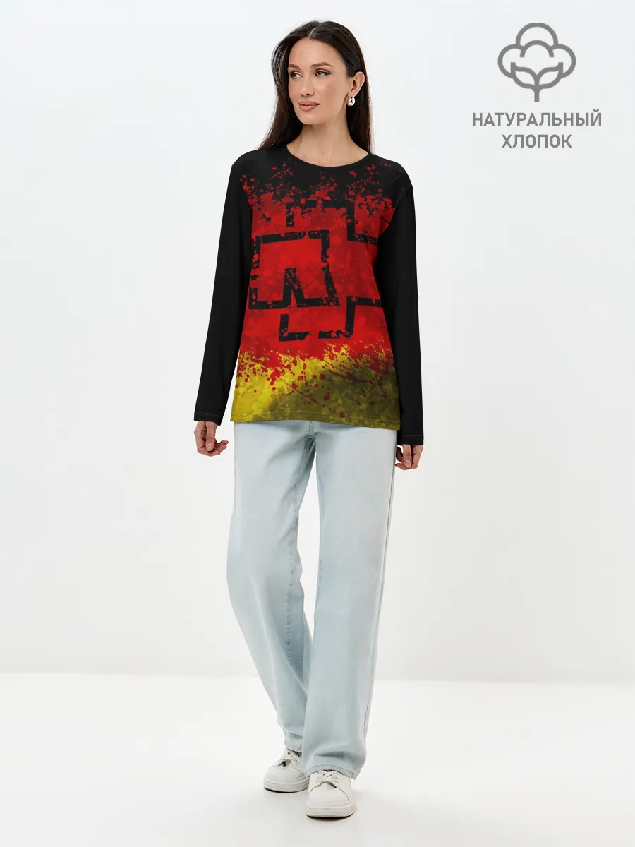 Лонгслив женский. Хлопок / Rammstein