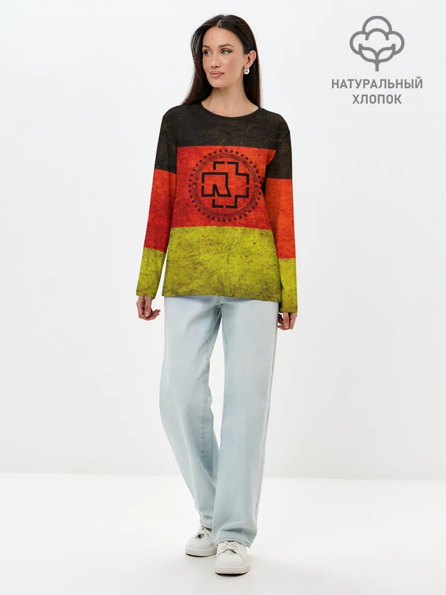 Лонгслив женский. Хлопок / Rammstein