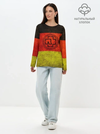 Лонгслив женский. Хлопок / Rammstein