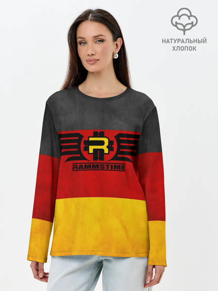 Лонгслив женский. Хлопок / Rammstein