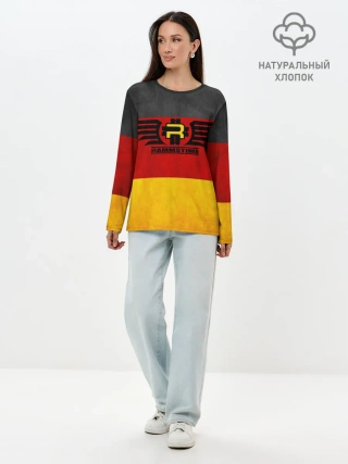 Лонгслив женский. Хлопок / Rammstein