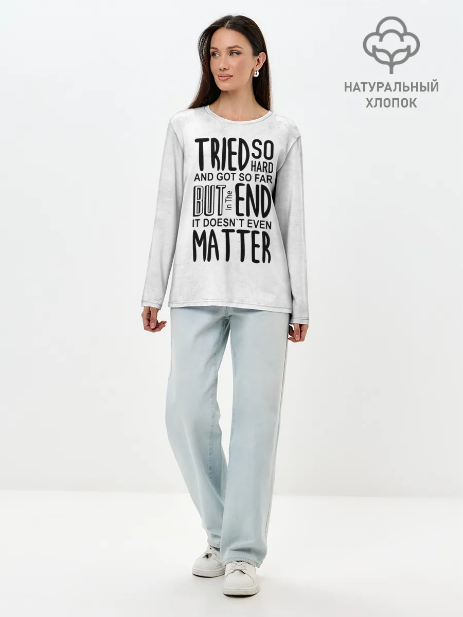 Лонгслив женский. Хлопок / Linkin Park - The end