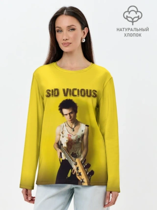 Лонгслив женский. Хлопок / Sid Vicious