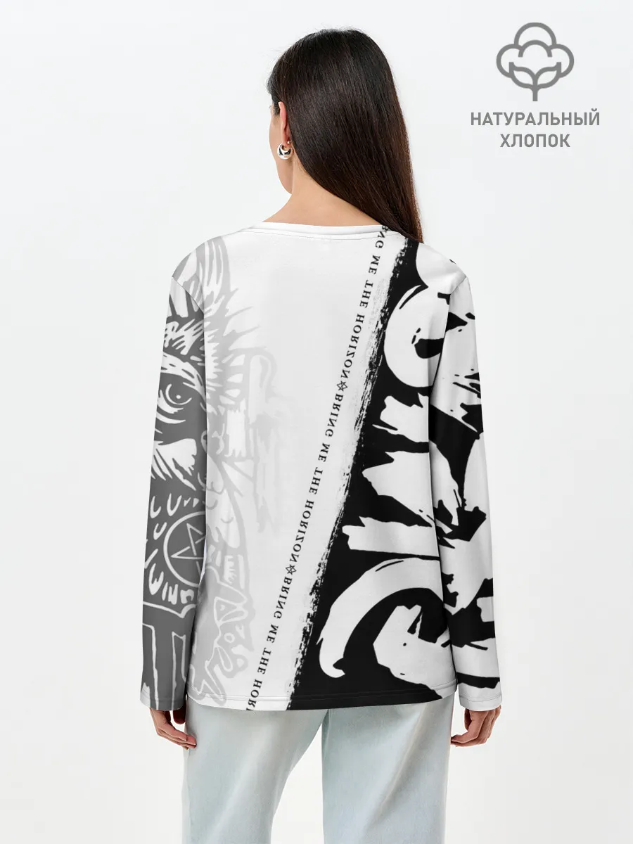 Лонгслив женский. Хлопок / Bring Me the Horizon