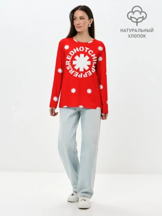 Лонгслив женский. Хлопок / RED HOT CHILI PEPPERS