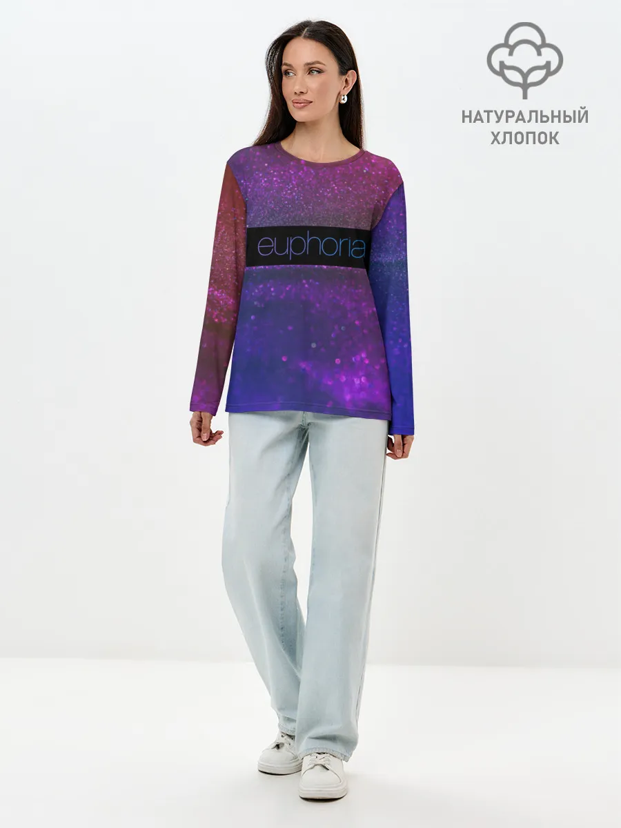 Лонгслив женский. Хлопок / сериал Euphoria