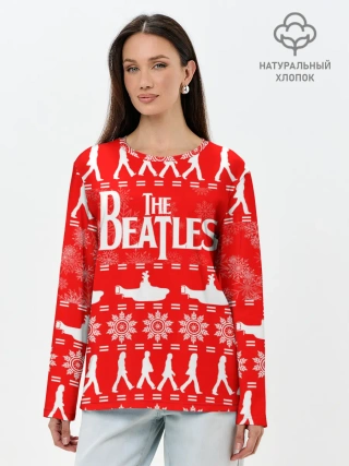 Лонгслив женский. Хлопок / The Beatles