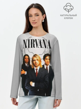 Лонгслив женский. Хлопок / Nirvana