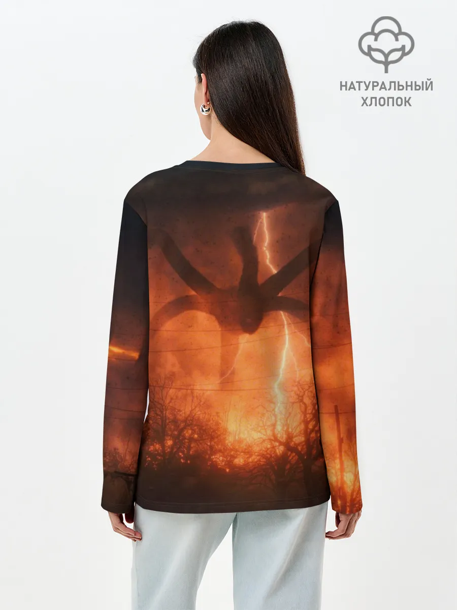 Лонгслив женский. Хлопок / STRANGER THINGS