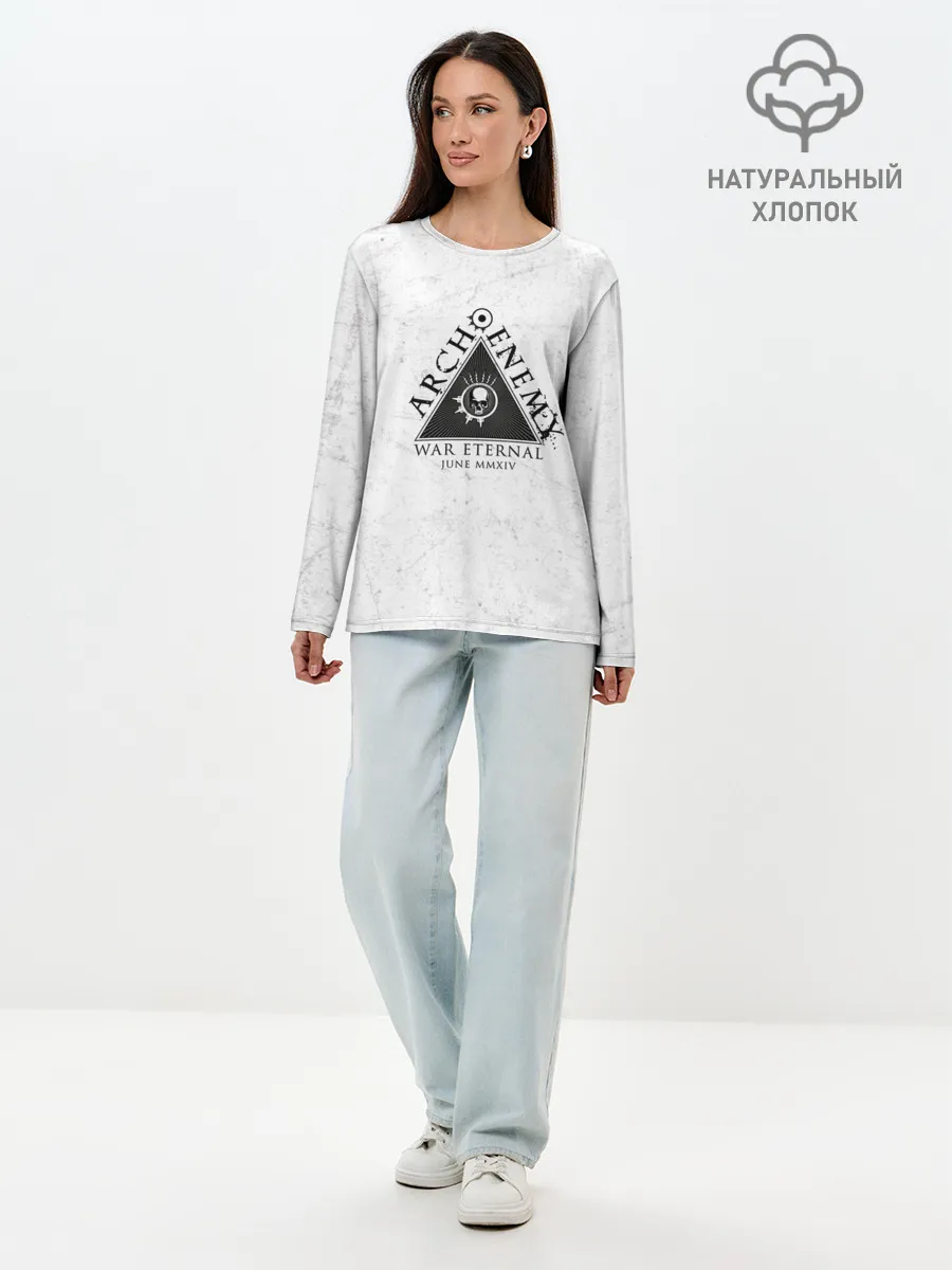 Лонгслив женский. Хлопок / Arch Enemy