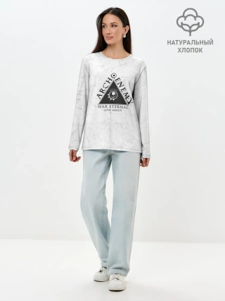 Лонгслив женский. Хлопок / Arch Enemy