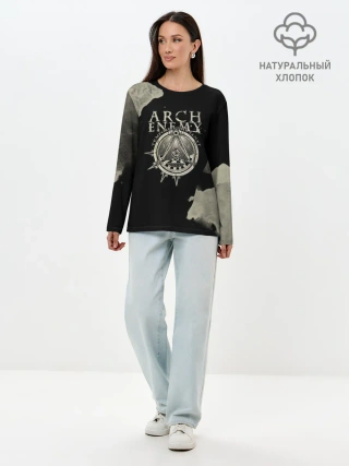 Лонгслив женский. Хлопок / Arch Enemy