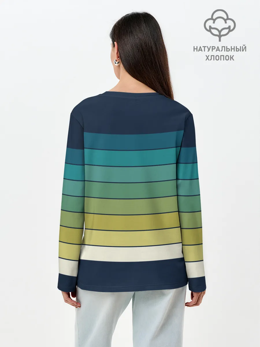 Лонгслив женский. Хлопок / California