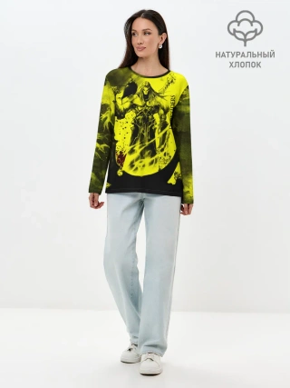 Лонгслив женский. Хлопок / Darksiders