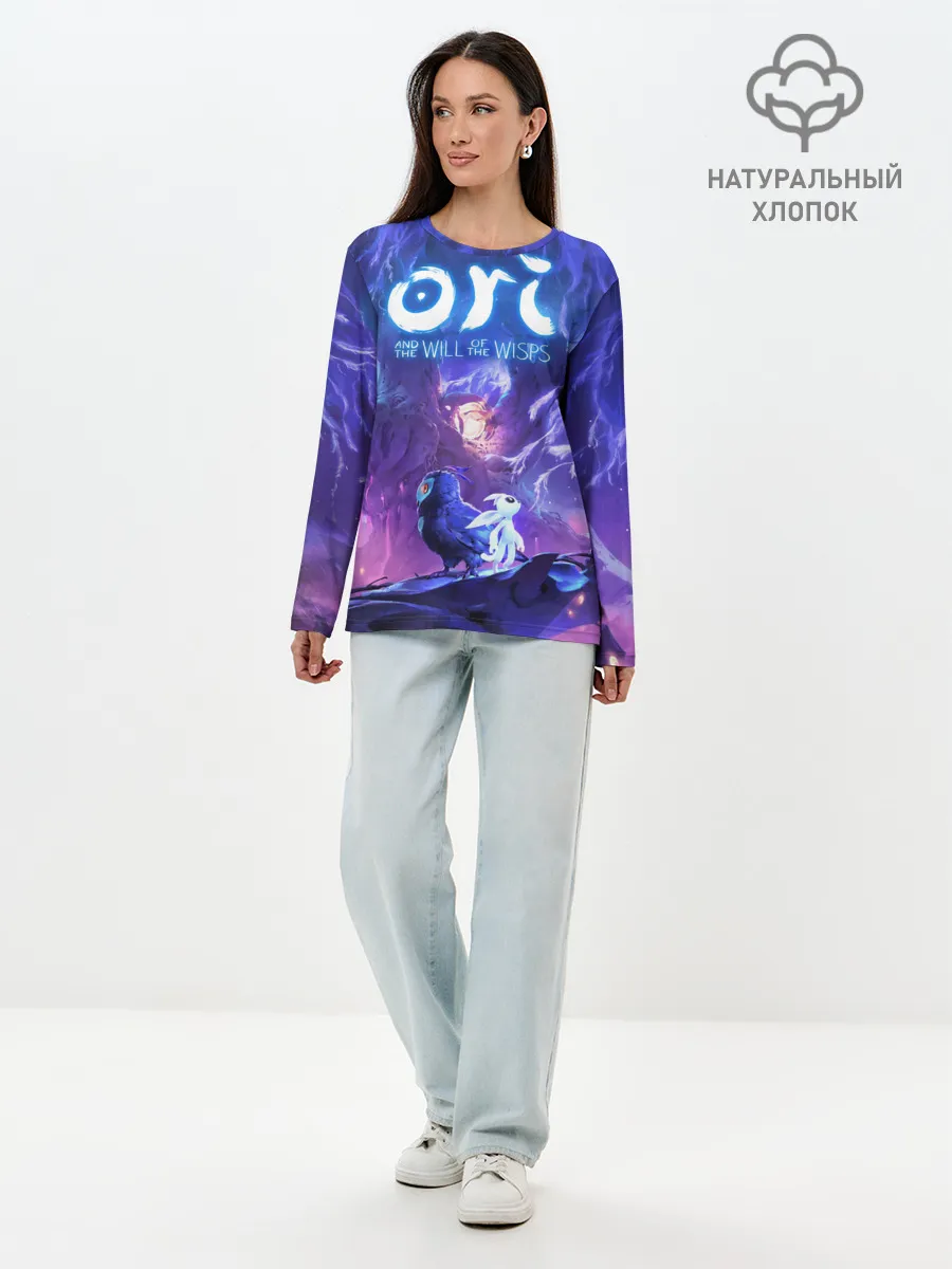 Лонгслив женский. Хлопок / Ori - And The Will Of The Wisp