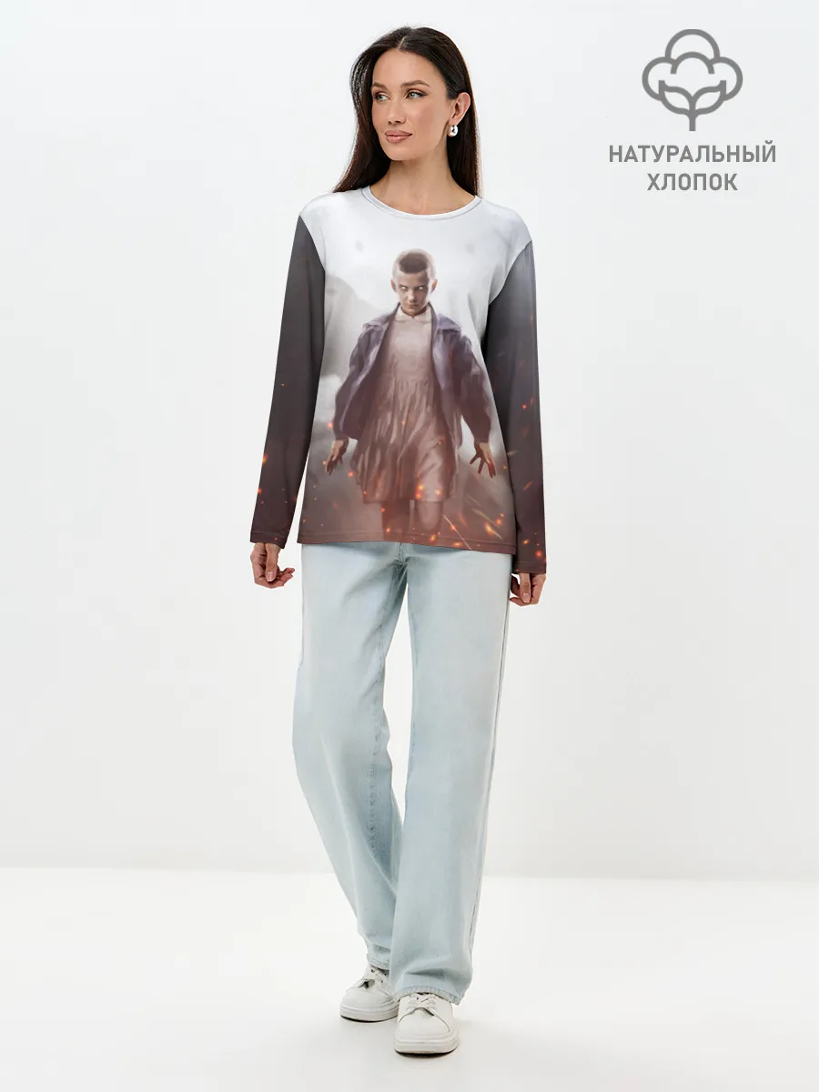 Лонгслив женский. Хлопок / STRANGER THINGS - 011