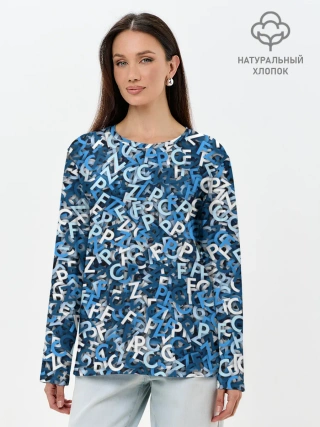 Лонгслив женский. Хлопок / FCZP