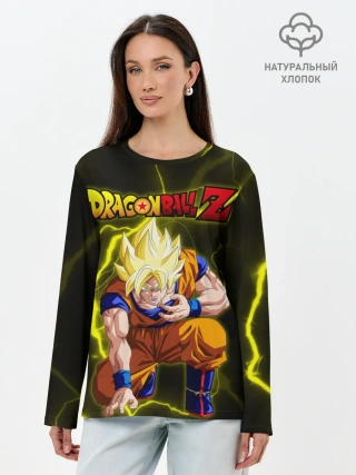 Лонгслив женский. Хлопок / Dragon Ball