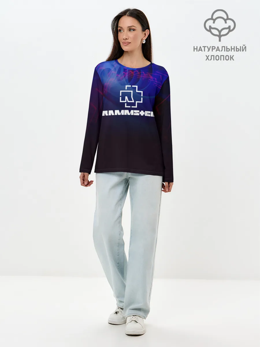 Лонгслив женский. Хлопок / Rammstein.