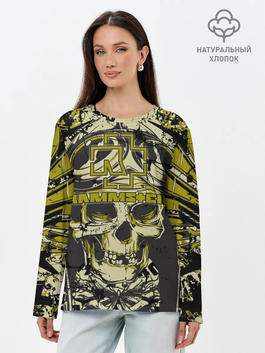 Лонгслив женский. Хлопок / Rammstein