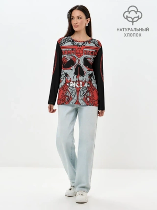 Лонгслив женский. Хлопок / Rammstein
