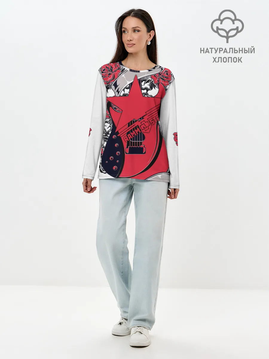 Лонгслив женский. Хлопок / Rammstein