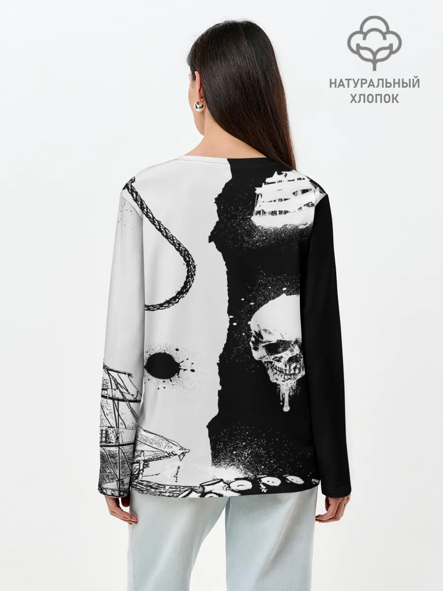 Лонгслив женский. Хлопок / Rammstein