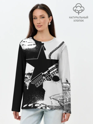 Лонгслив женский. Хлопок / Rammstein