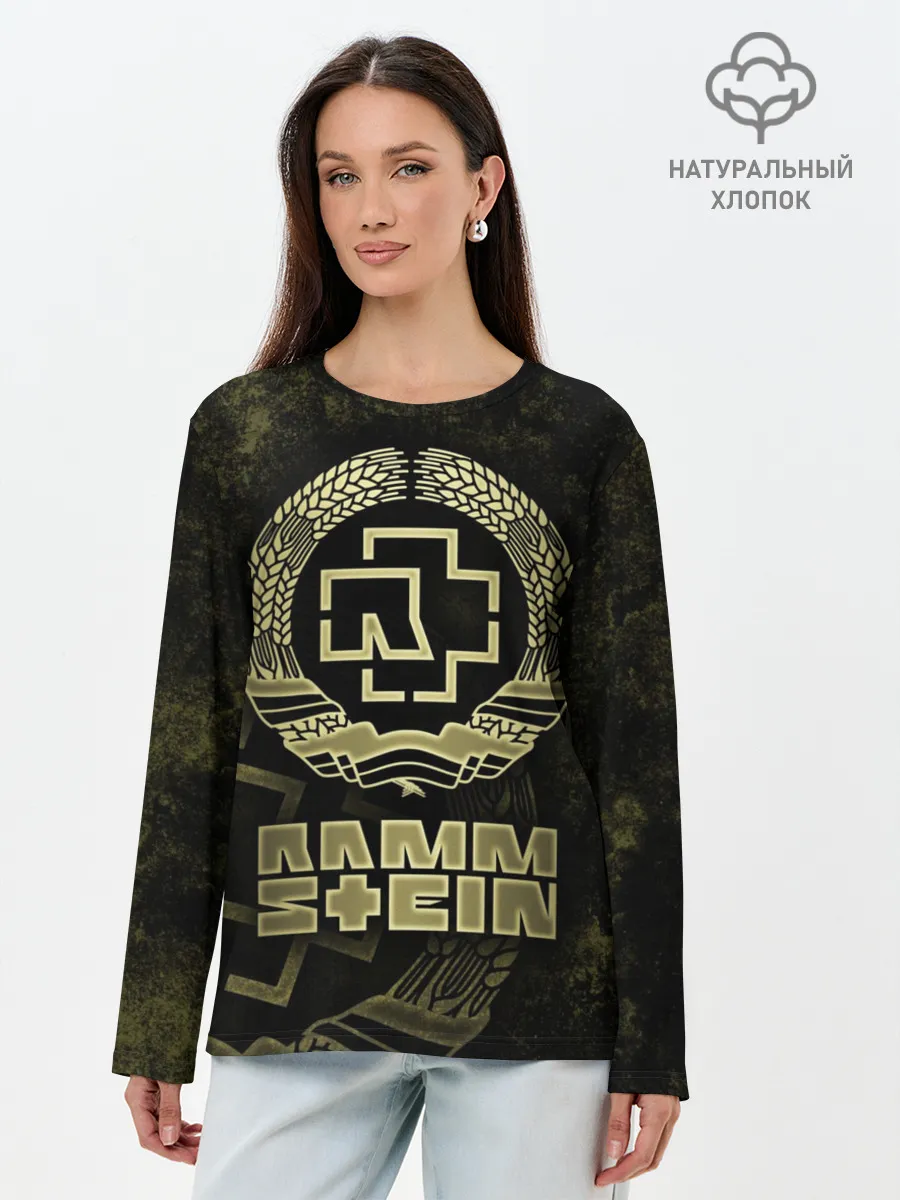 Лонгслив женский. Хлопок / Rammstein