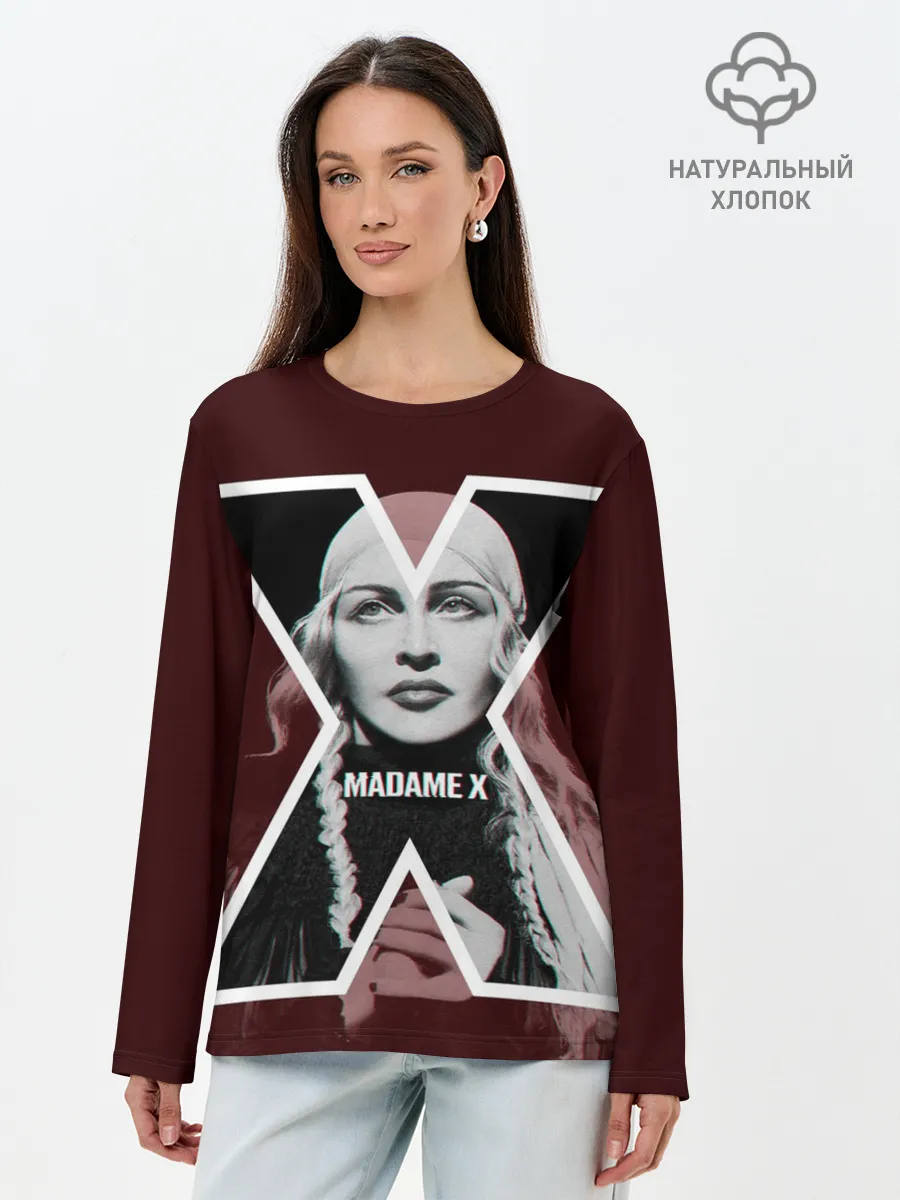 Лонгслив женский. Хлопок / MADAMEX
