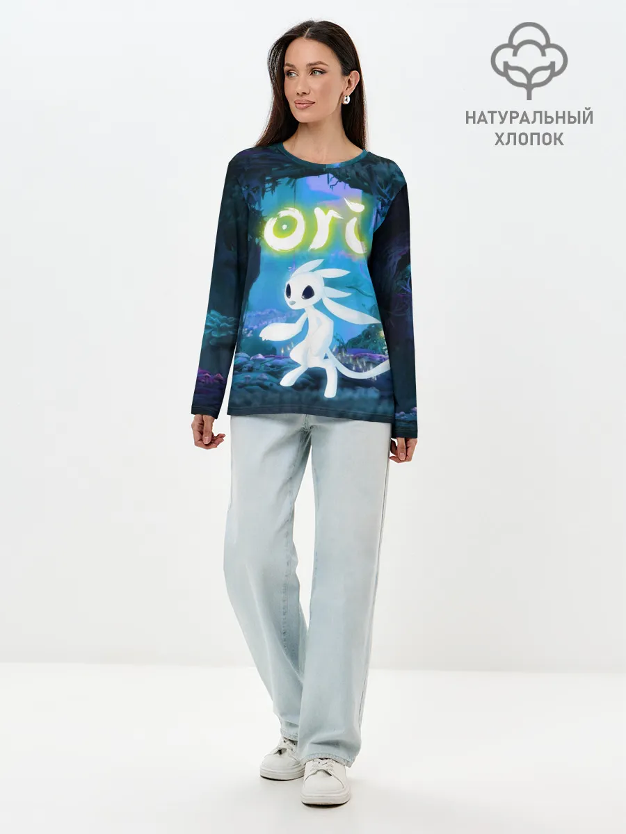 Лонгслив женский. Хлопок / ORI