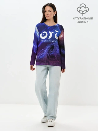 Лонгслив женский. Хлопок / Ori and the Will of the Wisps