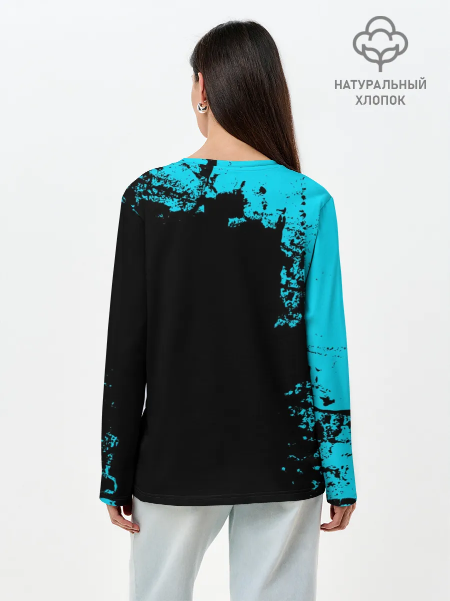 Лонгслив женский. Хлопок / Один