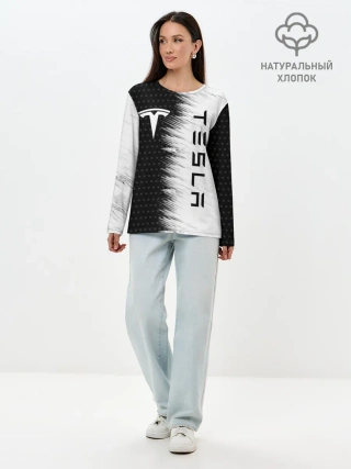 Лонгслив женский. Хлопок / TESLA