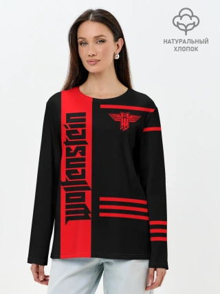 Лонгслив женский. Хлопок / Wolfenstein